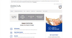 Desktop Screenshot of daciafinanceuk.com